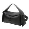 Bolsa de ombro feminina retrô de grande capacidade, bolsa carteiro de couro de vaca