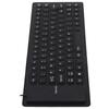 Silicone Keyboard Fully Sealed Design Lightweight Portable Silent Soft Comfortable USB Wired Silicone Keyboard for