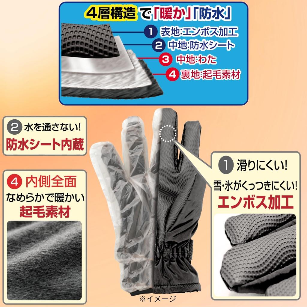 Smile Super Stay Dry Even When Holding Fully Waterproof Gloves for Outdoor Snow Outdoor Winter Cold Cold Weather School [smile Smile] Waterproof,