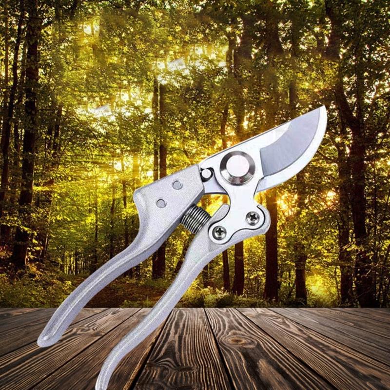 Professional Grade Pruning Shears With Manganese Steel Blade And Ergonomic Handle For Gardening And Landscaping Tasks