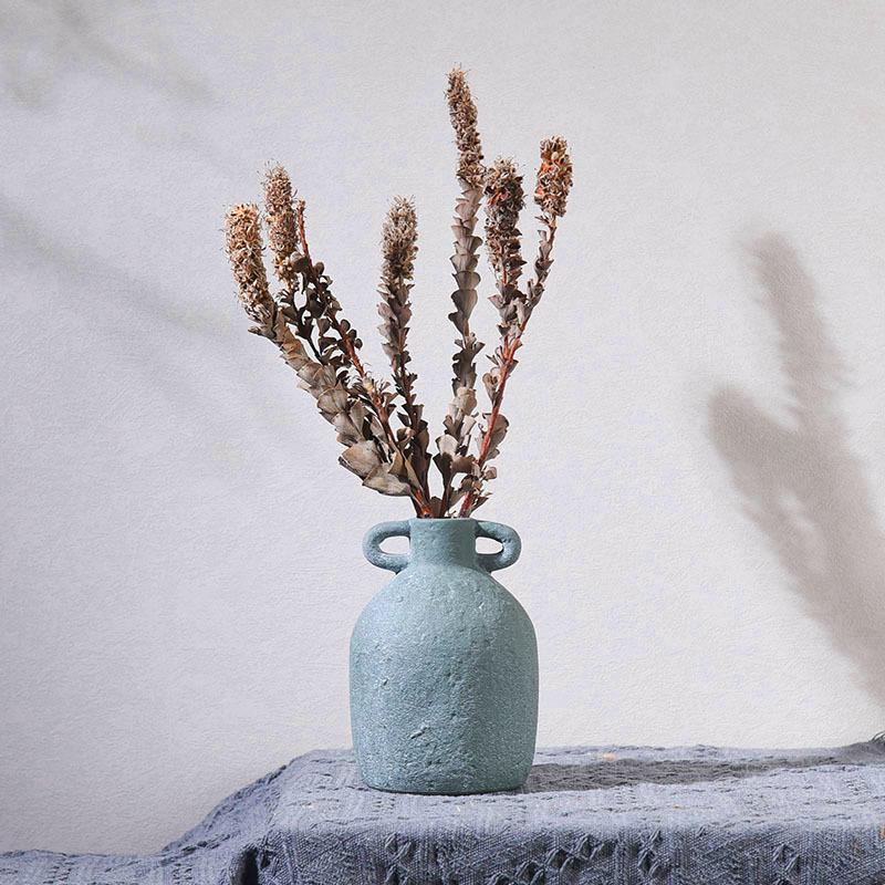 1PC Fried Flower Holder Wabi-Sabi Style Fried Flower Arrangement Ins Ceramic Vase Vintage Multiple Options Available