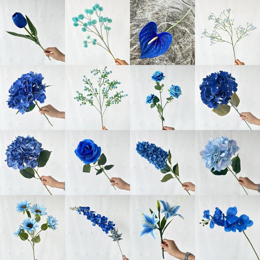 Hydrangeas Daffodils Roses Lilies Daisies Artificial Flower Decorations Home