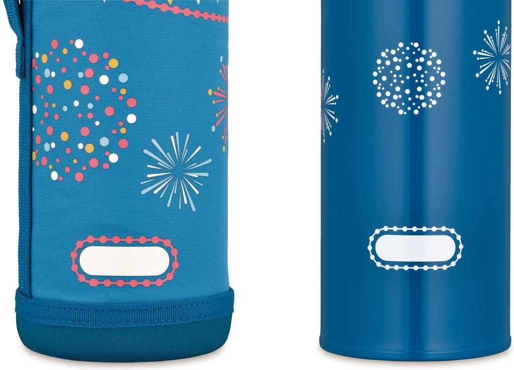 Thermos Water Bottle Vacuum Insulated Bottle Blue Flag 2-Way 1.0L/1.03L FHO-1001WF BL-F