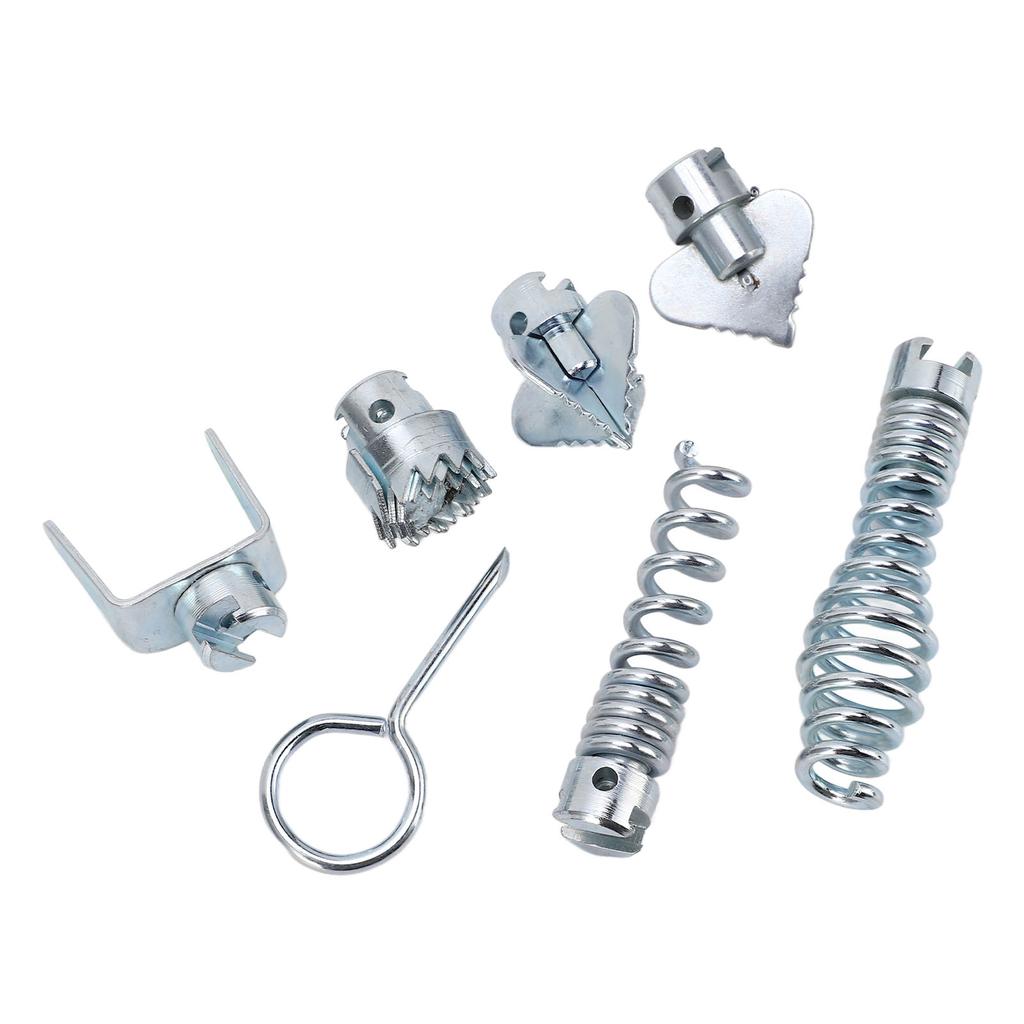 Drain Auger Cleaner Tool Manganese Steel Drain Line Pipeline Cutting Head Set for Dredging Machine
