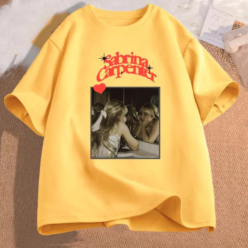 Sabrina Carpenter T Shirt Women Vintage Retro Music Tshirt Emails I Cant Send Tour Merch Tees Rock Tees Casual Cotton Clothes