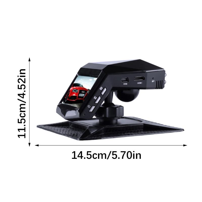 Front Windshield Car Camera No Wiring Required Night Mode 140° Wide View Loop Recording Built In G Sensor For Accident Protection