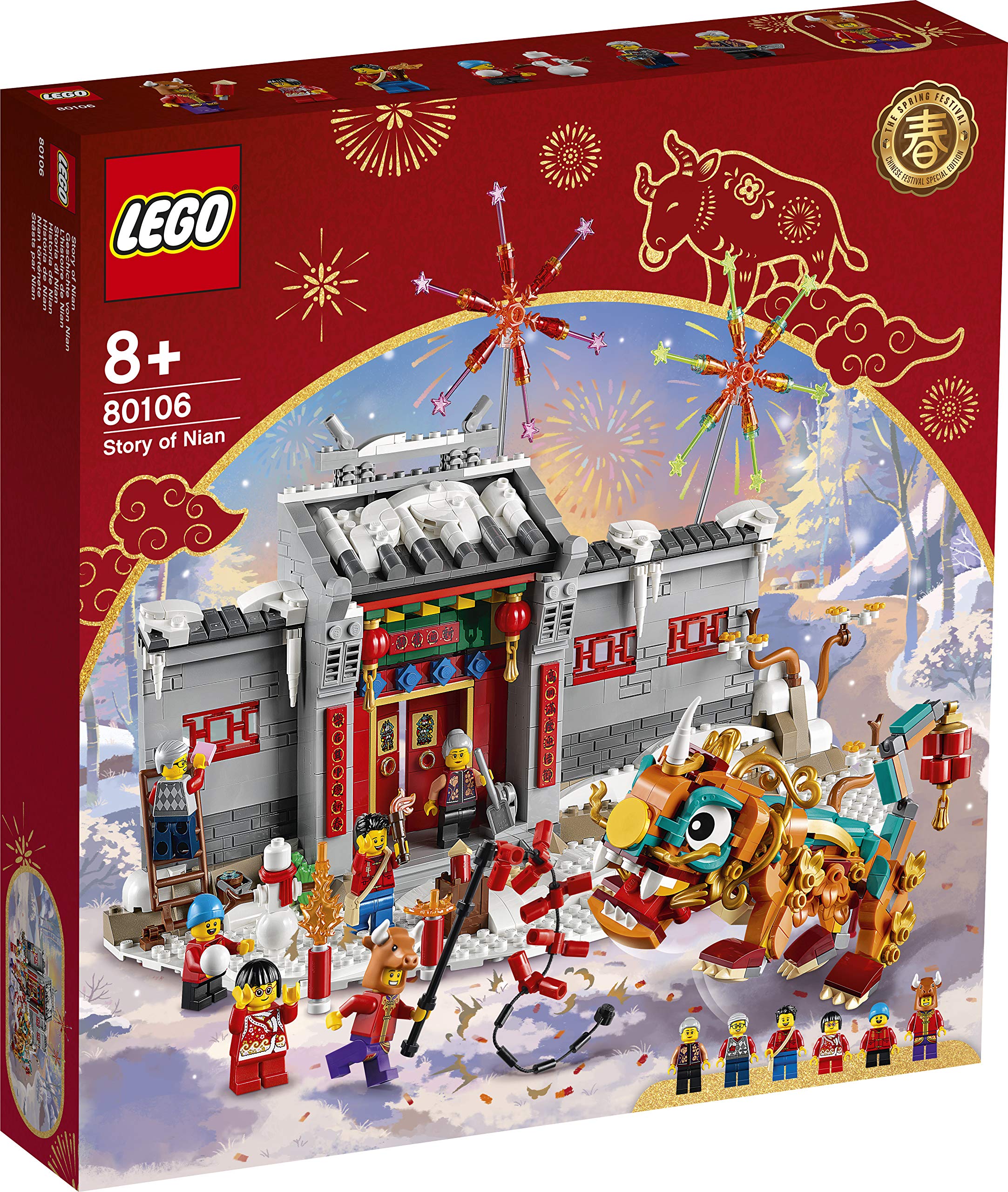 

LEGO Легенда азиатского фестиваля 80106 Nian s