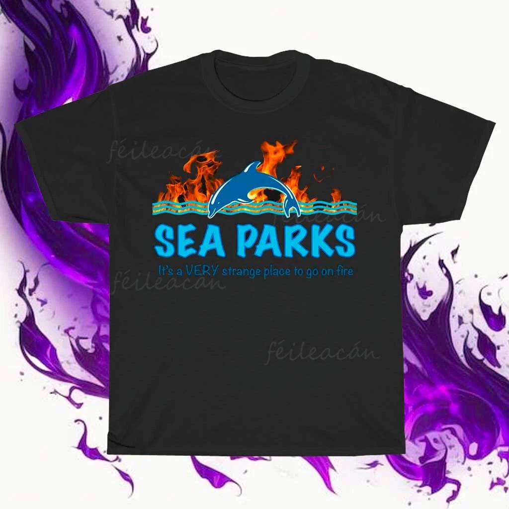 

Brand New Sea Parks Logo IT Crowd Logo American T-Shirt Funny Size S to 5XL S