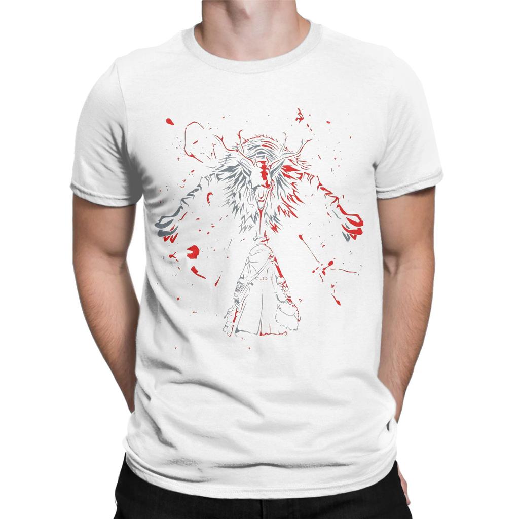 Vicar Amelia Unisex T Shirts Bloodborne Casual Tees Short Sleeve Round Neck Tshirt Cotton Gift Idea Clothing