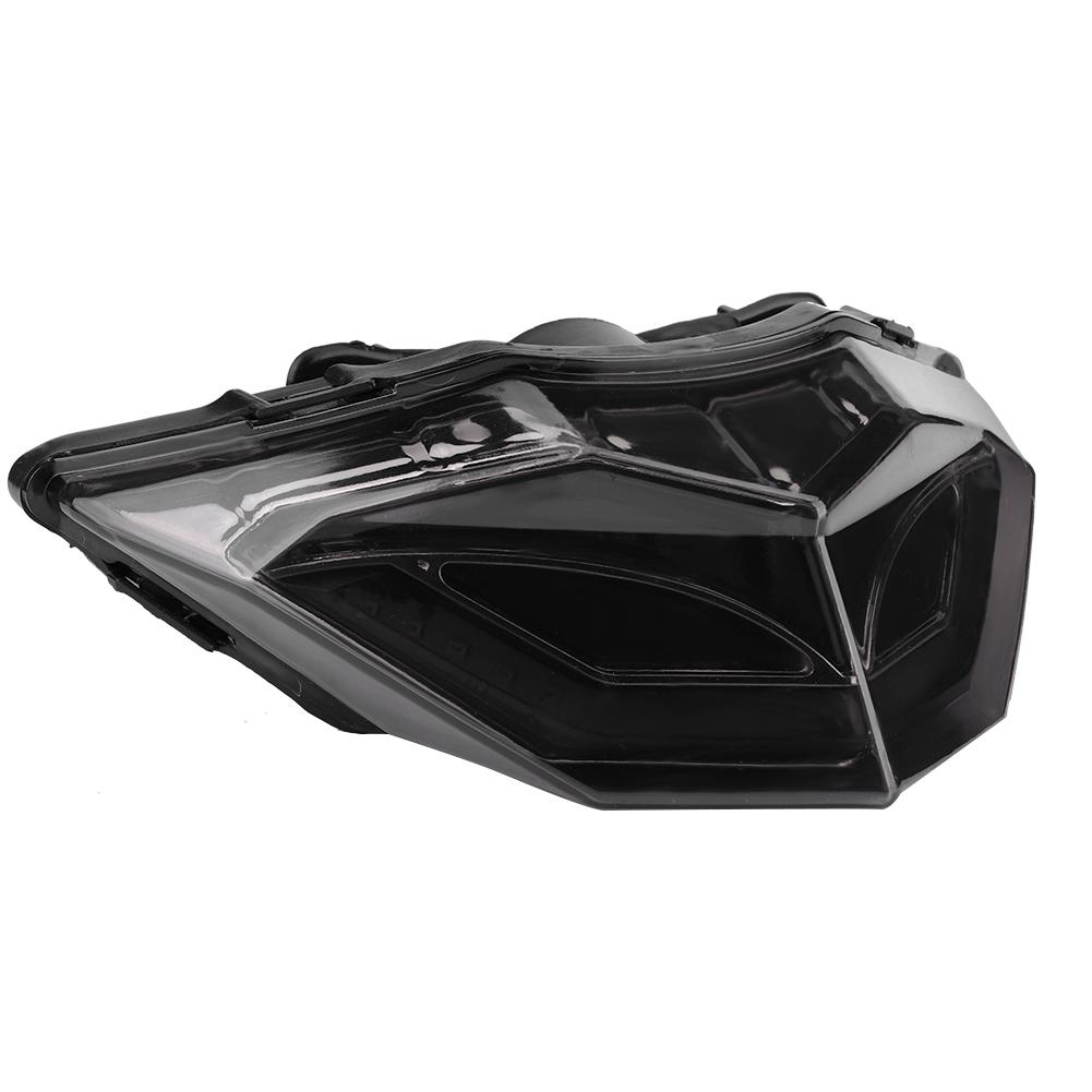 Motorcycle Tail Light with Turn Signal Brake Lamp Fit for Ninja 300 250 250R Z250(BlueRed Light )