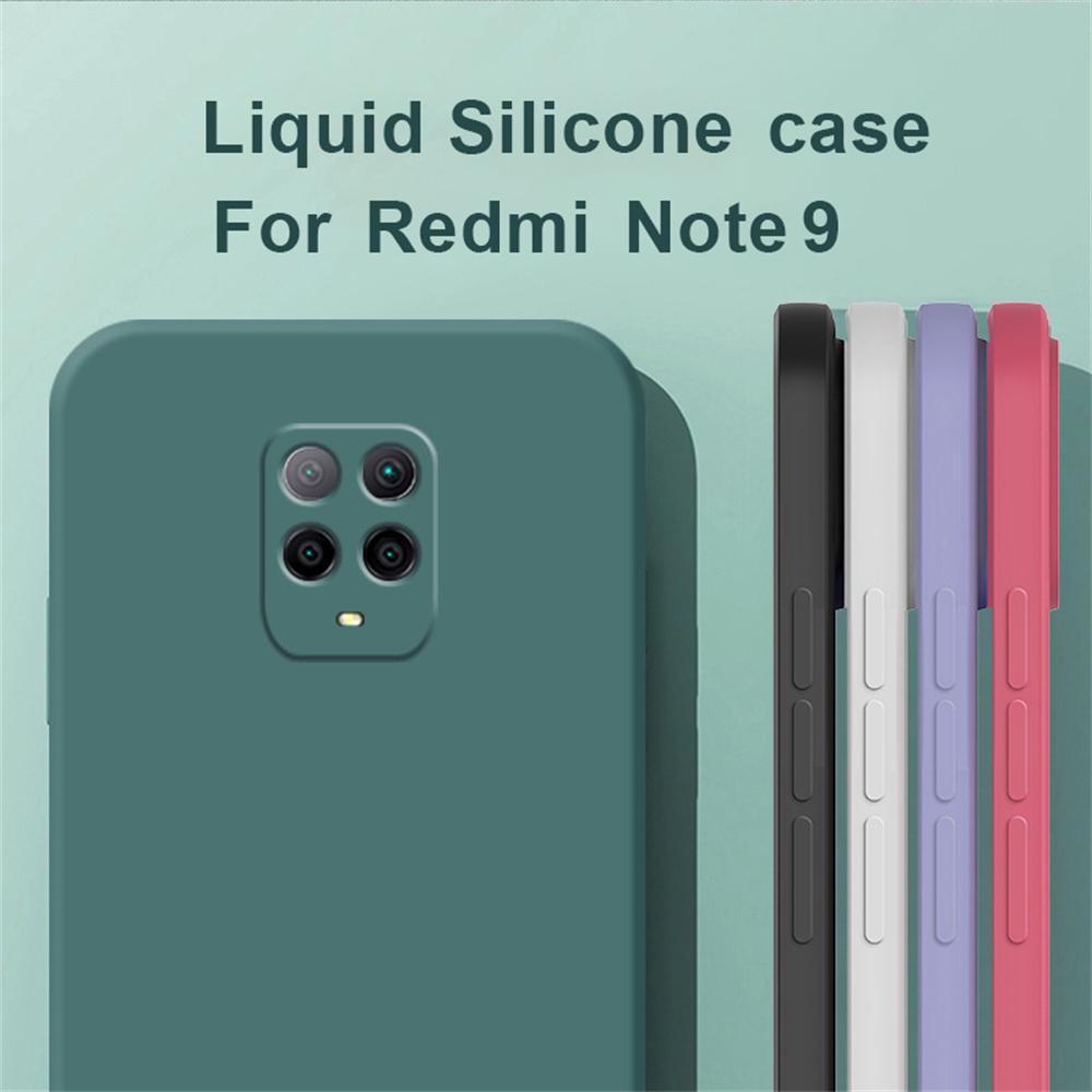 colour Redmi Note 9 Pro Max 9S 4G new 360 Protective Mobile Cover RedmiN ote9 Note 9 ProMax Liquid Silicone Phone Case