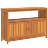 VidaXL Table console de jardin 110x35x75 cm bois massif d'acacia 319697