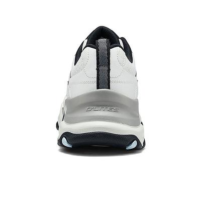 D'LITES 5.0 Abrasion Resistant Cushioning Support Lightweight Low Top Chunky Sneakers Men's Gray White 232491-LGMT