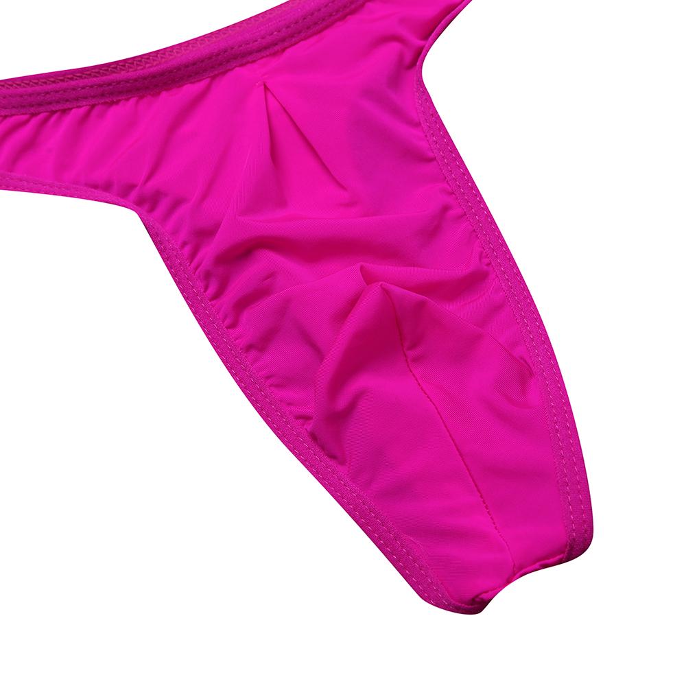 Buy Men's Lingerie Ruched Bikini Briefs Underwear Underpants Bulge with ...