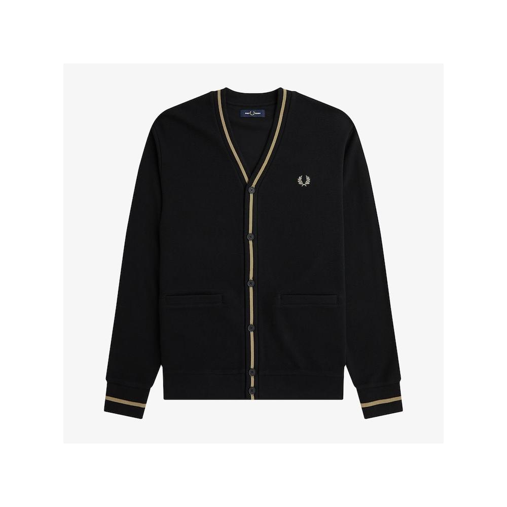 Fred Perry [headquarters Genuine] Fred Perry [sharp] Tip Pique Texture Cardigan  U78  Afpm2412654 U78 qzgAfpm2412654 U78