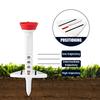 4 pezzi 77 mm tee da golf 5 livelli altezza di posizionamento regolabile linea di mira supporto per palline rotonde aiuto per l'allenamento del golf punta accessori per il golf