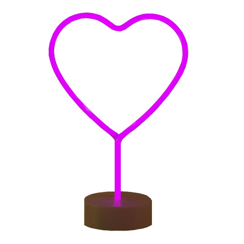 Lumière LED Néon Cactus & Flamant Rose pour Décorations de Fêtes