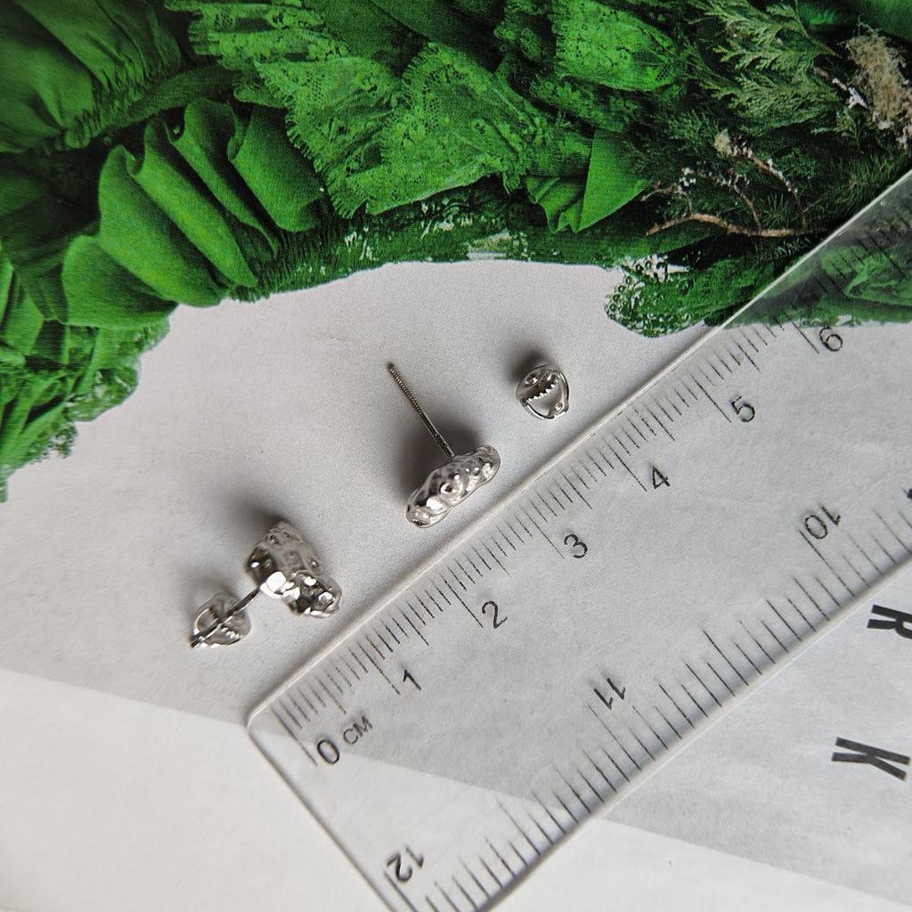 Silver Earrings Without Stones (2186823)