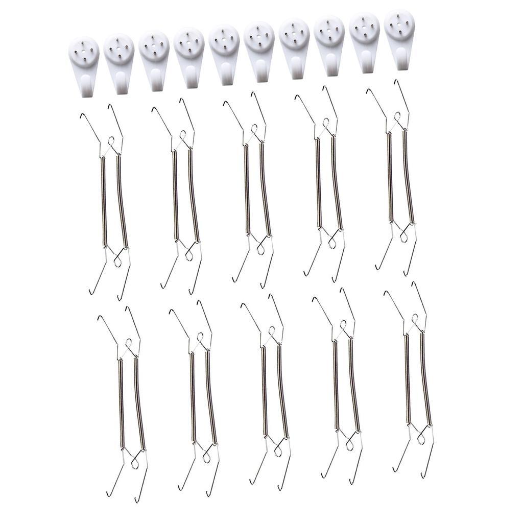 20 Pieces Mountable Plate Hanger Heavy Duty Wall Mountable for Decorative Plates Wall Plate Hangers Plate Display Hanger