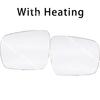 For ISUZU D-MAX DMax - Car Accessories Side Rearview Lenses Mirror Reflective Glass Lens With Heating
