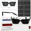  Ins Popular Fashion Cat Eye Sunglasses Men Gradient Shades UV400 Retro Rivets Decoration Women Sun Glasses