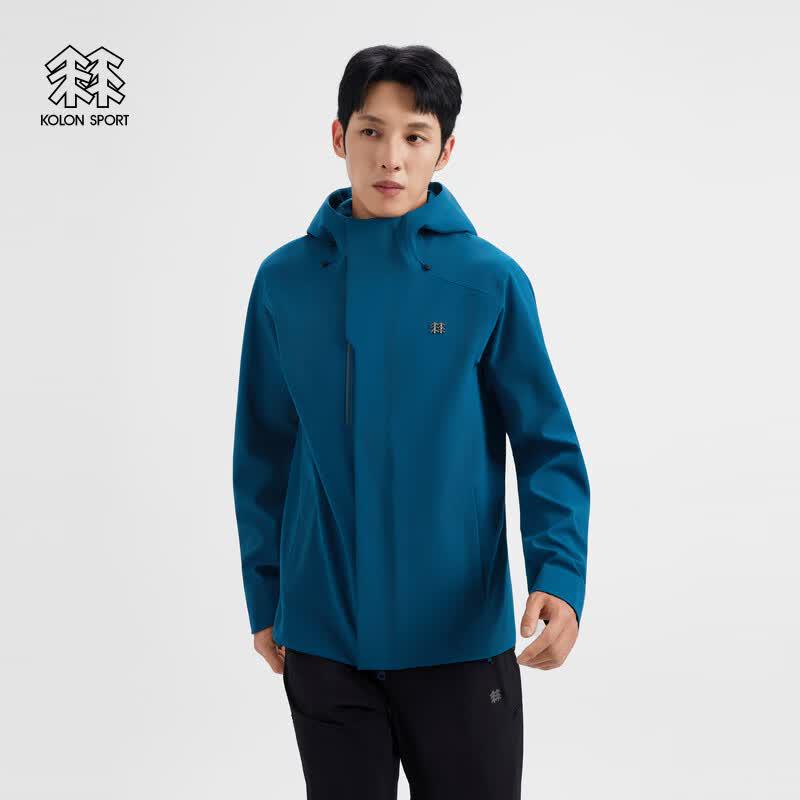 KOLON SPORT Men's Windproof Water-Repellent Softshell Jacket