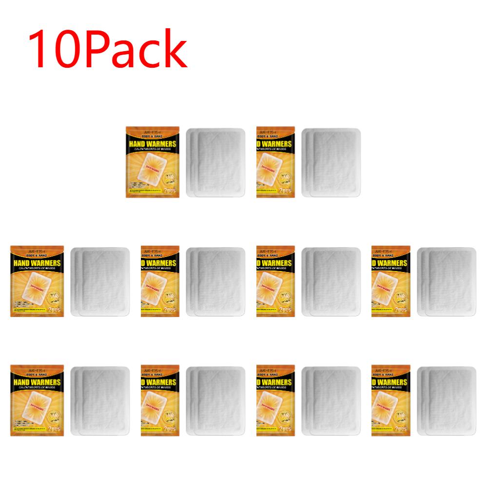 2-50X Hand Body Hot Pack Disposable Heating Pad Long Lasting Heating Pack Odorless Self Adhesive For Winter Outdoor Activities