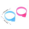 10Pcs Silicone Cake Bag Clips Ties Fixed Ring Decorative Bag Rubber Bands Bundling Leak-proof Pastry Bags Cable Cake Tools+