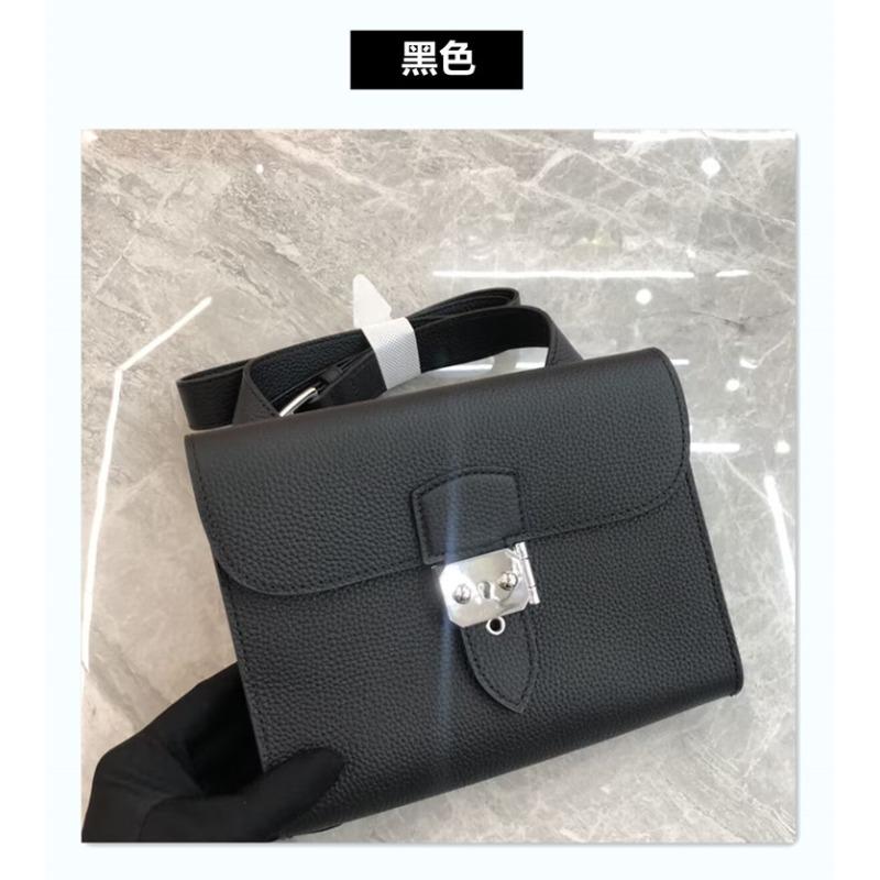 New epechescm letter difference bag, genuine leather women's bag, shoulder crossbody tofu bag, cowhide small square bag.