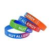 Adult Nut Allergy Alert Silicone Wristband