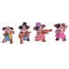 4Pcs music pigs Pig Ornaments Desktop Pig Decor Exquisite Pig Statue  Home