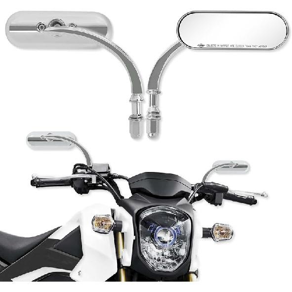 DREAMIZER 3" Motorcycle Handlebar Mirrors Black Round Rear View Side Mirrors Universal 8Mm 10Mm Compatible With Sportster 883 1200 Softail Dyna ATV