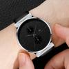 Top Luxury Men's Watches Dial Man Sports Watches Simple Black Leather Electronic Male Wrist Timepiece Gifts Fashion And Casual
