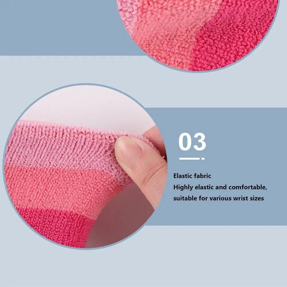 2pcs/pair Elastic Sweat Band Polyester Fitness Wrist Brace Tennis Wristband  Table Tennis