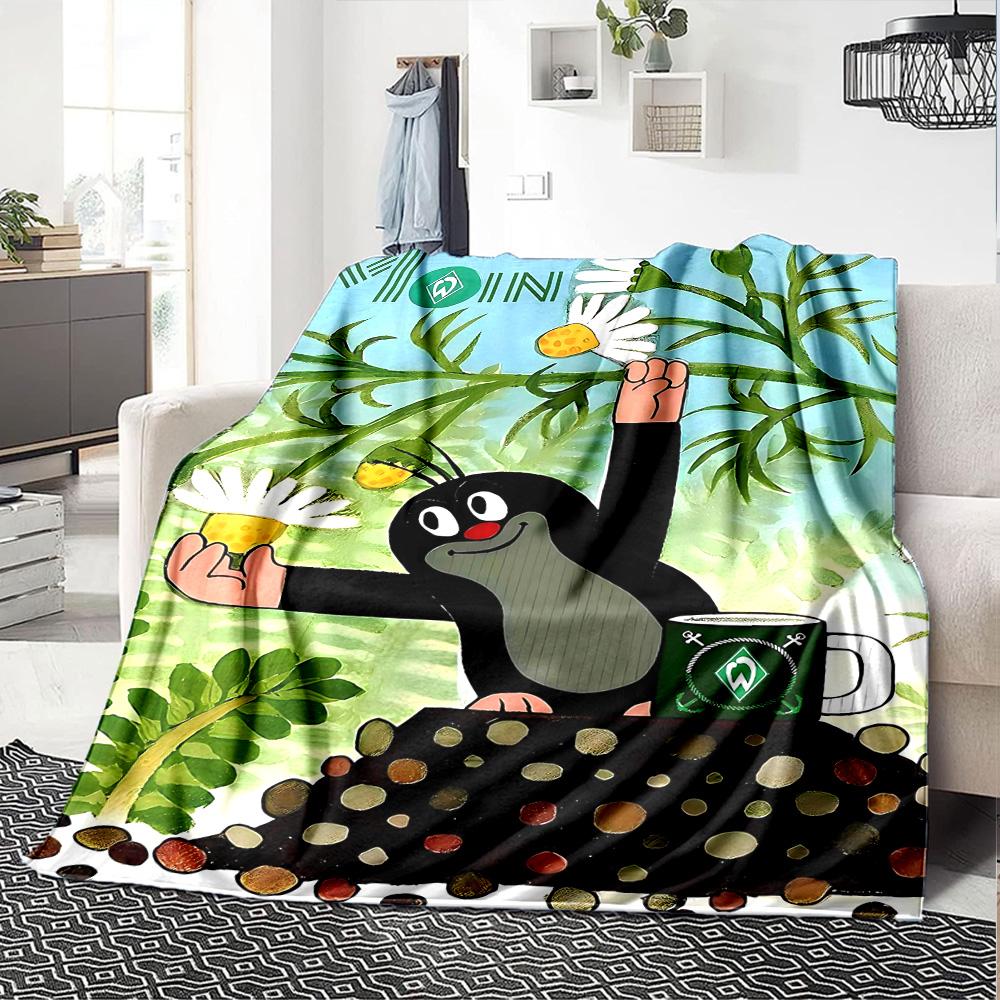 1pc Garden Bugs Bees Flannel Blanket,Ultra Soft Warm Plush Throw for Home Bedroom Bed Sofa Cover Camping Picnic Gift Y7246