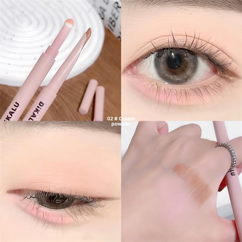 

DIKALU Двусторонний карандаш-хайлайтер для области под глазами, подводка для естественного макияжа глаз 02