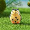 4pcs Barefoot Owl Moss Micro Landscape, Creative Green Plant Decoration Ornaments, Fresh Gifts For Friends