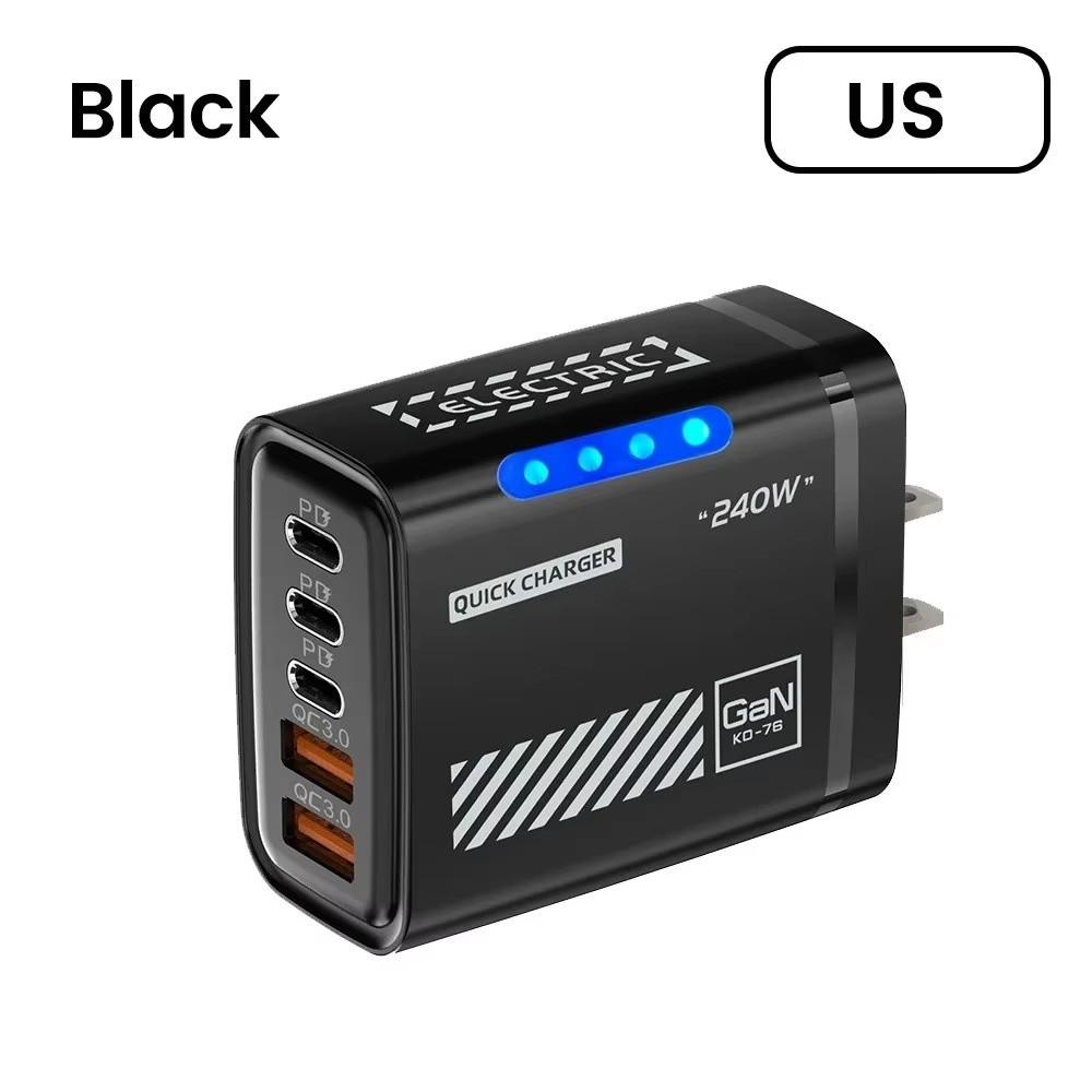USB A+C Phone Charger Adapter Multi Port USB C Charger for iPhone/Xiaomi/Samsung