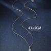 Fatima's Hand Palms Full Diamond Blue Eyes Necklace Full Diamond Pendant Design Sense Clavicle Chain Trendy Jewelry