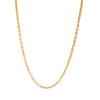 Waterproof Gold Minimalist Necklace: Versatile, Non-Fading, Shiny Plain Chain for Pendants and Clavicle Wear.