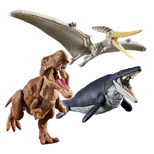 Bandai SPIRITS Planosaurus Land, Sea, and Air Dinosaur Set Color-coded Plastic Model