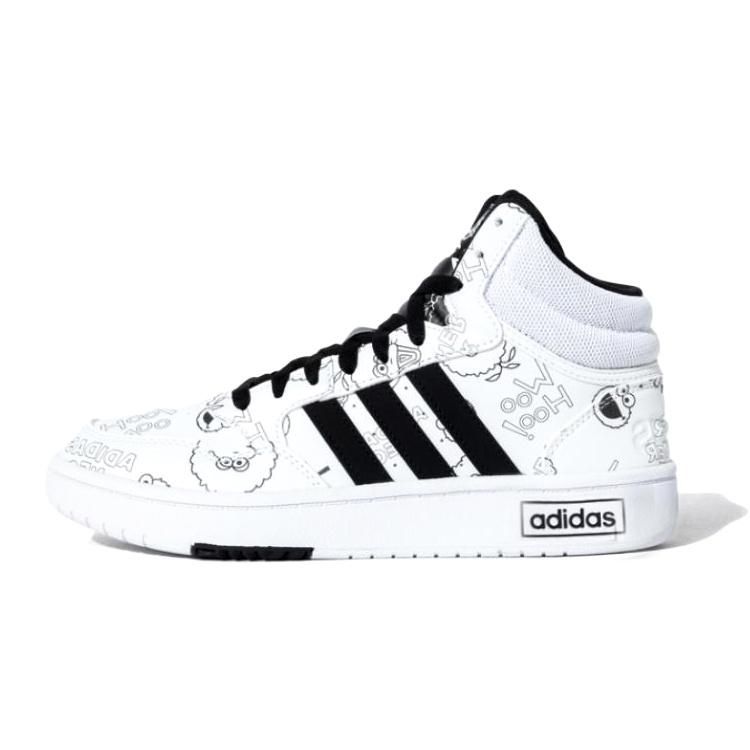 adidas x Sesame Street HOOPS 3.0 White Black Men s HQ9813 EU 36⅔