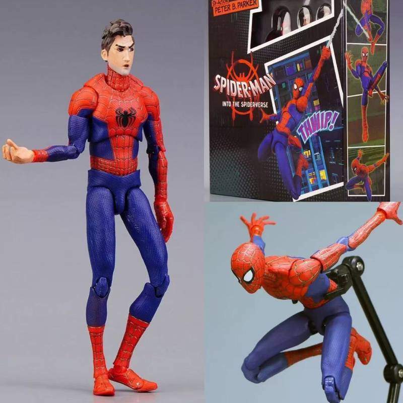 Spiderman Pvc Action Figure With Articulated Joints For Collectors
