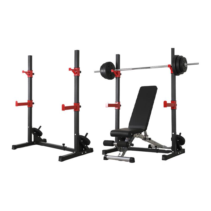 Yimai Barbell Rack and Weight Bench System