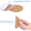 28PCS Self-Adhesive Cork for DIY Coasters (Thickness: 2MM), 3.74" Round Coasters for DIY Crafts, Drinks and Home Tabletop Decoration, with Strong