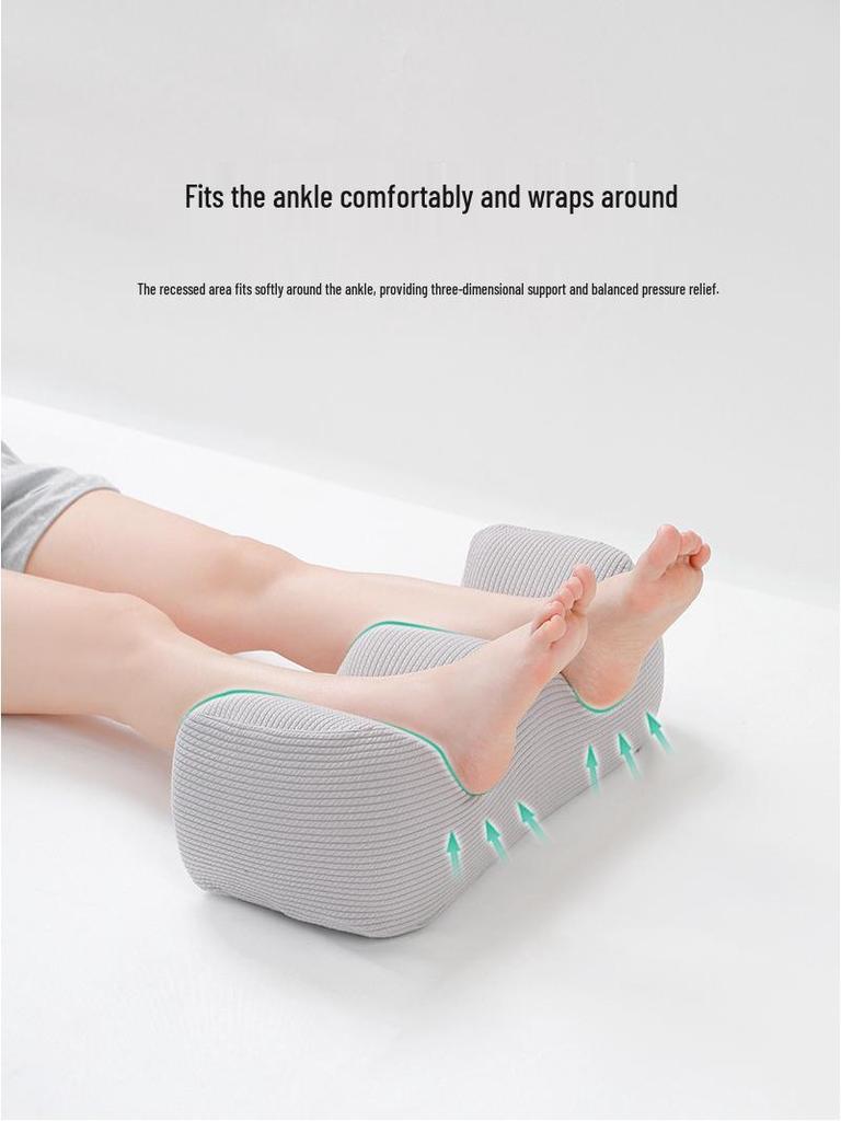 Memory Foam Leg Elevation Pillow: Foot, Knee, and Pregnancy Support for Bed.