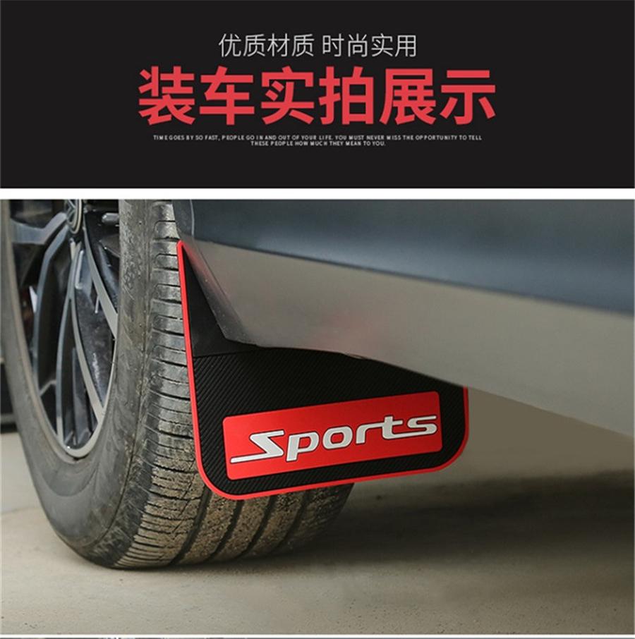 New 2pcs Tough-wearing Mud Guards Fender Mudflaps Splash Guards For SUV Pickup Truck