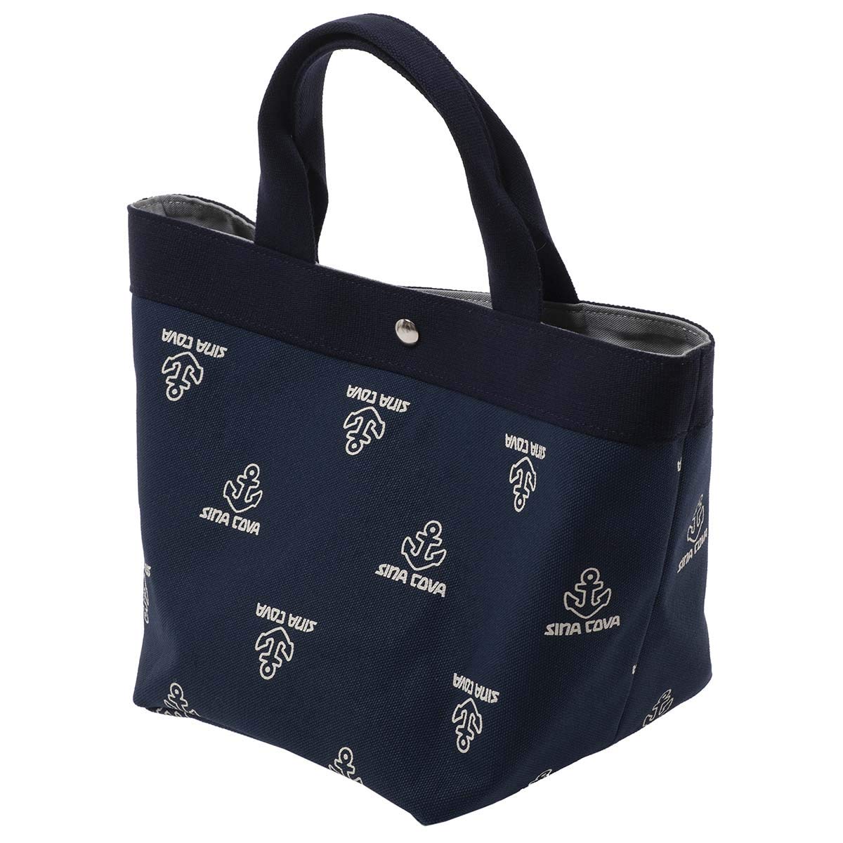 

Tote bag for men and round 6 21177010 F [Sinacova] women, handbag, bag, No. canvas, (navy)