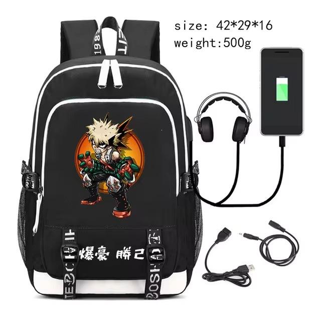 JoJo's Bizarre Adventure Anime Cosplay Sac à dos Élève Scolaire Sac à dos Animé Sac d'école Ordinateur portable Sac à dos de voyage Extérieur Garçons Filles Cadeaux