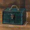 Retro Wood Trinket Box Jewelry Display Case Keepsake Chest Versatile Portable Accessory for Little